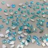 Azul Agua de Lago Diamante de Forma Plana Arte de Uñas Transfronterizo Mini Amor Mariposa Diamante Cuadrado Pequeño Ojo de Caballo Decoración de Diamantes para Uñas