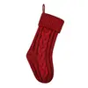 Calcetines de Navidad Europeos y Americanos Bolsa de Regalo Decoración Suministros Decoraciones de Pared para el Hogar Bolsa de Dulces Calcetines Colgantes de Navidad Punteados de Diamantes Tamaño Grande