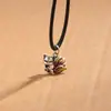 Colar de Raposa Vintage para Mulheres Tendência Personalidade Corrente para Clavícula de Resina de Alta Qualidade Moda Versátil Criativo Pingente de Desenho Animado