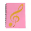 Carpeta de Música A4 No Reflectante, Carpeta de Inserción No Reflectante para Partituras, Libro de Partituras de Piano, Almacenamiento de Notas