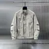 Jaqueta de Gola Alta de Alta Qualidade para a Primavera de 2025 Masculina Marca Tendência Solta Casual Versátil Moda Corta-vento