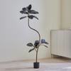 Lámpara de jardinería nórdica de lujo para sala de estar interior, maceta grande de alta gama, lámpara de lujo biónica, adornos de plantas de árbol falso, simulación verde