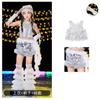 Ropa de Baile Jazz para Niñas Hip-Hop Genial y Atractiva Moda Elegante para Niñas Traje de Pasarela Ropa de Moda Urbana Hiphop para Niños