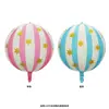 Globo de Papel de Aluminio Modelo Nuevo Transfronterizo de 22 Pulgadas con Diseño de Estrellas y Rayas 4D Tema Festivo Decoración para Fiesta de Cumpleaños