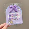 Uñas para Año Nuevo Infantil Pegatinas de Uñas para Nochevieja de Niñas Pegatinas de Uñas Sanrio Arte de Uñas Pegatinas para Dedos Kuromi Lindas para Nochevieja