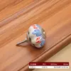 Manija de Cerámica Estilo Americano de Calabaza con Diseño Artístico Vintage para Cajón, Puerta de Gabinete, Armario y Cómoda, Estilo Antiguo Pintado a Mano
