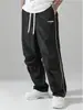 2026 Ropa de Verano para Hombre de Comercio Exterior, Pantalones Casuales Elegantes de Color Sólido con Cordón, Pantalones Largos Rayados Versátiles para el Trabajo, En Stock