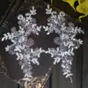 Acessórios de véu de noiva com acabamento em renda, acessórios de renda feitos à mão, suprimentos para artesanato DIY, relevo ultrassônico, outros