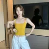 ¡Guau, este camisole de chica hot para el verano presenta una elegante espalda con diseño de cordón retorcido, soporte lateral para disimular los rollitos de los lados, copas incorporadas y un escote pronunciado ajustado.