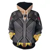 Nuevo suéter con capucha de impresión muscular de comercio exterior para hombre, suéter con capucha moderno para hombre, suéter para hombre con impresión digital