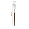 Estilo Ins Tenedor de Fruta de Vidrio a Prueba de Polvo Frasco con Base de Madera Maciza, Contenedor de Almacenamiento de Utensilios, Caja de Almacenamiento para Cuchillos, Tenedores y Palillos de Restaurante
