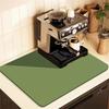 Tapete de cocina transfronterizo de Amazon, tapete absorbente de diatomeas suave, posavasos, tapete de lavado, cuenco, palillos, tapete de drenaje antideslizante