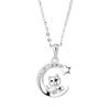Collar de plata esterlina SHIAI cara sonriente Dragón versátil nicho avanzado collar serie Año del Dragón moda cadena clavicular