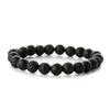 Pulsera transfronteriza de Amazon temu piedra de fuego para hombres y mujeres alto sentido estilo ins punk pulsera joyería pulsera de cuentas