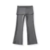 Pantalones acampanados de tobillo de moda, nueva colección de otoño, alta elasticidad, ajustados al cuerpo, adecuados para deportes, fitness, yoga, correr y uso casual
