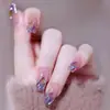 Unhas Artísticas Populares do Xiaohongshu, Pontas de Unha, Unhas Usáveis, Centenas de Estilos, Arte de Unha Pura e Desejável, Borboleta Sonhadora, Adesivos Simples para Unhas Postiças