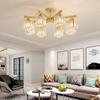 Jane Araña de Cristal Europeo Americano para Sala de Estar, Comedor, Hotel, Villa, Habitación Modelo, Moda, Atmósfera, Iluminación para Dormitorio, Estudio