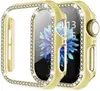 Para Apple Watch Apple iWatch9 Generación S10 Fila Única Diamante PC Electrochapado Hueco Estuche Protector 46