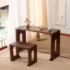 Frete Grátis Madeira Maciça Estilo Antigo Mesa Alta Qin Minimalista Moderno Mesa Ressonante Guqin Banqueta Guzheng Zen Estudos Chineses Mesa para Caligrafia Pintura