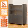 Gabinete de almacenamiento de acero nuevo, anti-mirones, de gran capacidad, para el hogar, impermeable y a prueba de polvo, con puerta giratoria, altura del piso, gabinete de almacenamiento multicapa