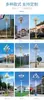 Fabricante Personalizado de Postes de Rua Municipais Poste de Rua Paisagístico de Braço Duplo 8,1m Poste de Rua para Engenharia Municipal Poste de Rua da Rede Elétrica