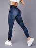 Pantalones de Yoga Lulu para Mujer de Cintura Alta Levanta Glúteos Ropa Exterior Mallas Ajustadas Estampadas de Alta Elasticidad Leggings de Fitness Ropa de Gimnasio Pantalones de Verano para Mujer