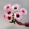 10 Girassóis Cuspid Simulation Flor Decoração de Móveis Internos e Externos Flor Artificial Adereços de Fotografia Flor de Girassol Simulação