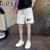 Pantalones cortos casuales de verano para hombre, pantalones deportivos de cinco puntos de marca de moda, nuevos pantalones de playa para hombre.