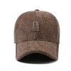 Gorro de Lana Cálido con Protección para las Orejas Gorro para Mediana Edad y Edad Avanzada Algodón Grueso con Forro Polar Gorro Casual Otoño e Invierno Gorra de Béisbol