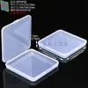 Caja Cuadrada de 15 mm, Caja Cuadrada para Accesorios, Caja Transparente para Herramientas de Arte, Caja de Almacenamiento para Pinceles de Pintura al Óleo, Caja para Pinceles de Gouache con Tapa