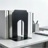 Estante de armazenamento de livros para casa de tamanho grande, espessa e com design curvo para estudantes, estante de mesa para armazenamento, suporte de metal para livros