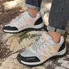 Sapatos masculinos para trilha ao ar livre para comércio exterior, antiderrapantes e resistentes ao desgaste, sapatos leves para esportes cross-country, modelo outono 2026, superfície de couro, impermeáveis