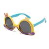 Nuevas gafas de sol de silicona con dibujos animados para niños, gafas de sol polarizadas personalizadas para niños y niñas, gafas resistentes a los rayos UV S8324
