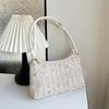 Bolso Tejido 2024 Nueva Moda Bolso Cruzado Tejido para Hombro y Axila Bolso Casual Simple para Viajes Bolso de Mano Bolso