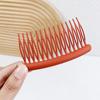 Pente fosco simples hairpin headwear feminino cabeça quebrada cabelo acabamento artefato headband lateral franja cabelo fixo pente