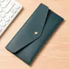 Nova Carteira Feminina Longa Fina Bolsa de Mão Simples e Fashion Grande Capacidade Couro Macio Porta-Cartões Bolsa para Celular Carteira