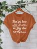 Camiseta de Dropshipping Transfronterizo para Mujer de Manga Corta ¿Sabías que? Estampada Holgada Camiseta de Verano de Alta Gama para Mujer