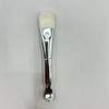 Brocha de Maquillaje de Cabeza Sencilla Doble Pelo Suave Fino Brocha Mic Mango Electrochapado Cuchara Excavadora Brocha para Barro Herramienta de Maquillaje de Belleza para Principiantes