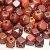 Cuentas de Ágata Roja Multifacéticas para Hacer Joyería DIY, Cuentas Principales, Cuentas de Acento, Cuentas para la Cintura, Pulseras, Colgantes y Dijes
