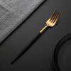 Talheres de Aço Inoxidável 304 Português Europeu Talheres de Restaurante Ocidental Faca de Bife, Garfo e Colher Conjunto Banhado a Ouro Talheres Amazon