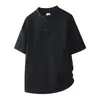 Servicio de Dropshipping para Camisas Polo Pesadas de Verano para Hombre Estilo Americano con Mangas Cortas y Cuello Mao