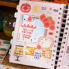 Notas Adhesivas y Pegatinas de la Serie Yuxian Daily Imprint: Elementos Suaves y Lindos de Estilo Japonés, Escribibles para Notas y Collages Hechos a Mano