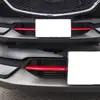 Adecuado para Mazda 2017-19 Cx-5 Kf Modificado Especial Parachoques Delantero Cuerpo Rejilla Inferior Tira Brillante Decorativa