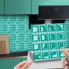 Msc105-124 Pegatinas de Azulejos de Cristal Mosaico 3D Transfronterizas Azulejos de Vidrio DIY Pegatinas de Pared Autoadhesivas Azulejos de Piso