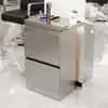 Armário de Ferramentas de Aço Inoxidável para Barbearia, Armário de Armazenamento para Salão de Beleza Salão de Cabeleireiro, Carrinho para Cabeleireiro Cabeleireiro