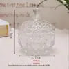 Pote de doces de vidro transparente espessado criativo com tampa, pote de vela/incenso de várias cores, pote de doces, pote de frutas secas para cozinha