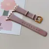 Adecuado para Correa de Reloj Apple S11 Iwatch10Se9 Textura de Seda Piel de Vaca Cintura Pequeña Maillard 42mm Modelo de Mujer