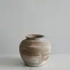 Vasos Cerâmicos Estilo Dinamarquês Ornaments para Decoração de Sala de Estar Vaso de Cerâmica Grossa Estilo Sedoso Branco Flor Hidropônica Criativa para Pousada