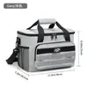 Exclusivo Amazon transfronteiriço: Bolsa térmica isolada de grande capacidade com folha de alumínio espessa, perfeita para piqueniques, manter os alimentos frescos e como uma bolsa térmica para atividades ao ar livre.