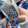 Contas pontiagudas de 4MM contas de vidro de cristal contas de furo reto cristal DIY pulseira colar brincos acessórios de cabelo acessórios